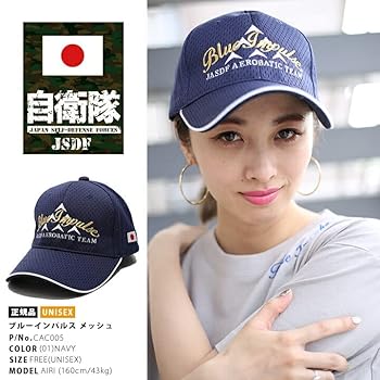 GATE 自衛隊 　刺繍キャップ サイズ調整可 陸上自衛隊 空挺徽章 AIR BORNE ひさし刺繍なし 金刺繍 帽子